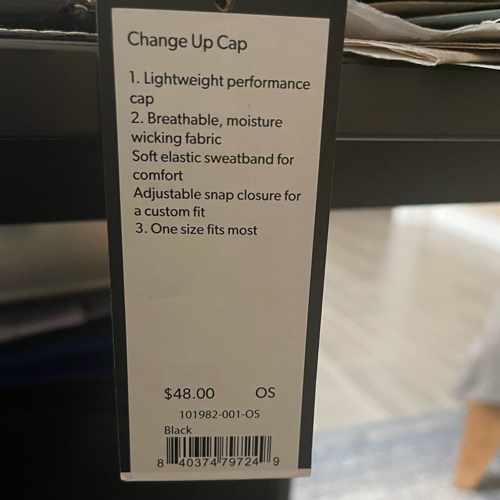 *NWT* Rhone XXX Change Up Cap Adult Black Adjustable Strapback Performance Hat - Picture 7 of 7